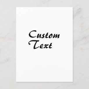 Personalisierter individuelle Name Postkarte