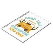 Personalisierter Individuelle Name Road Trip Noteb Notizblock (Linke Seite)