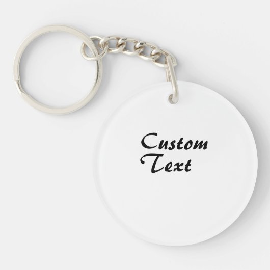 Personalisierter individuelle Name Schlüsselanhänger (Vorderseite)