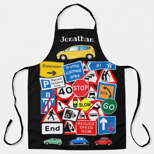 Personalisierter Individuelle Name Schürze (Vorderseite)