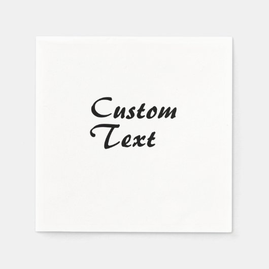 Personalisierter individuelle Name Serviette (Vorderseite)