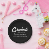 Personalisierter Individuelle Name Stilvoll Modern Pappteller (Party)
