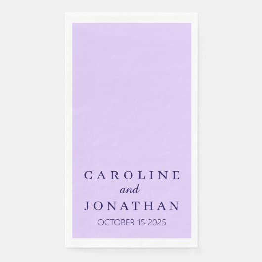 Personalisierter Individuelle Name Stilvolle moder Serviette (Vorderseite)