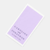 Personalisierter Individuelle Name Stilvolle moder Serviette (Ecke)