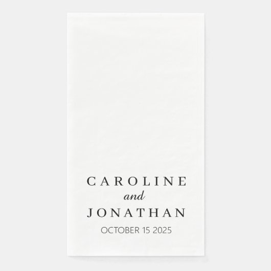 Personalisierter Individuelle Name Stilvolle moder Serviette (Vorderseite)