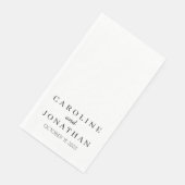 Personalisierter Individuelle Name Stilvolle moder Serviette (Ecke)
