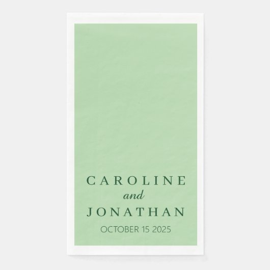 Personalisierter Individuelle Name Stilvolle moder Serviette (Vorderseite)