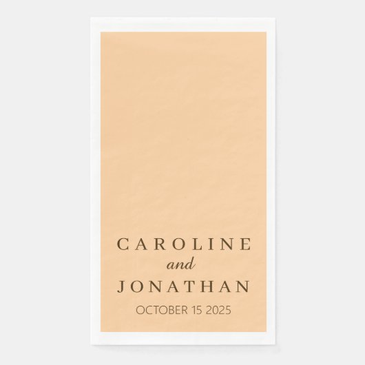 Personalisierter Individuelle Name Stilvolle moder Serviette (Vorderseite)