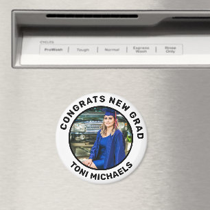 Personalisierter Individuelle Name und Foto Abschl Magnet