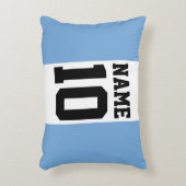 Personalisierter individuelle Name und Nummer Arge Dekokissen (Vorderseite(Vertikal))