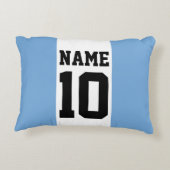 Personalisierter individuelle Name und Nummer Arge Dekokissen (Rückseite)