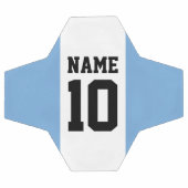 Personalisierter individuelle Name und Nummer Arge Fußball (Flach)