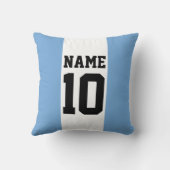 Personalisierter individuelle Name und Nummer Arge Kissen (Rückseite)