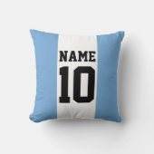 Personalisierter individuelle Name und Nummer Arge Kissen (Vorderseite)