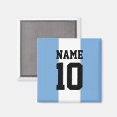 Personalisierter individuelle Name und Nummer Arge Magnet (Vorderseite/Rückseite)