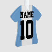 Personalisierter individuelle Name und Nummer Arge Ornament (Vorderseite)