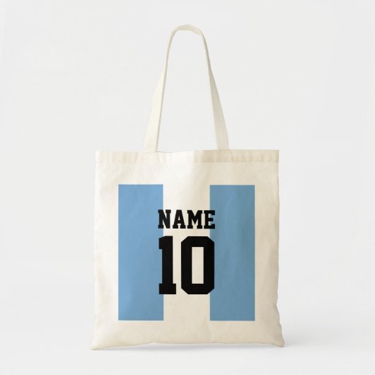 Personalisierter individuelle Name und Nummer Arge Tragetasche (Vorne)
