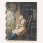 Personalisierter Individuelle Name Vollgröße 8,5" Notizblock (Vorderseite)