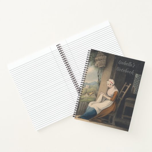 Personalisierter Individuelle Name Vollgröße 8,5" Notizblock (Innenseite)