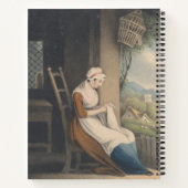 Personalisierter Individuelle Name Vollgröße 8,5" Notizblock (Rückseite)