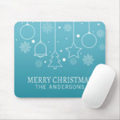 Personalisierter Individuelle Name Weihnachten | M Mousepad (Mit Mouse)