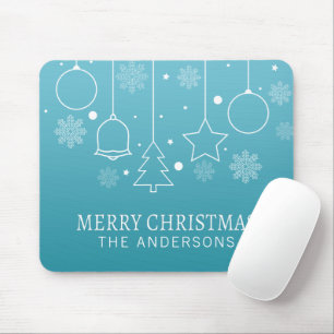 Personalisierter Individuelle Name Weihnachten   M Mousepad