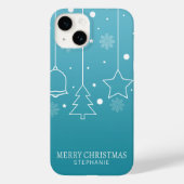 Personalisierter Individuelle Name Weihnachten | T Case-Mate iPhone Hülle (Rückseite)