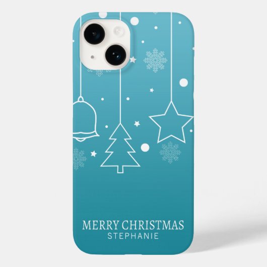 Personalisierter Individuelle Name Weihnachten | T Case-Mate iPhone Hülle (Rückseite)