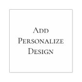 Personalisierter individueller 2,5" x 2,5" gummistempel (Prägung)