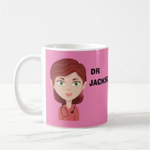 Personalisierter individueller Avatar-Tageskaffee Kaffeetasse