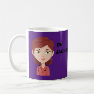 Personalisierter individueller Avatar-Tageskaffee Kaffeetasse