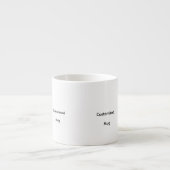 Personalisierter individueller Espresso-Becher Espressotasse (Vorderseite)