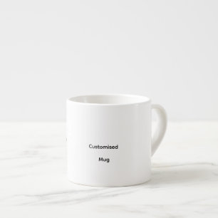 Personalisierter individueller Espresso-Becher Espressotasse