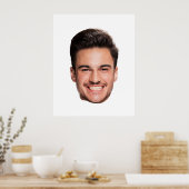 Personalisierter individueller Gesichtsvater  Poster (Küche)