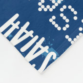 Personalisierter individueller Name für Jesaja Fleecedecke (Ecke)
