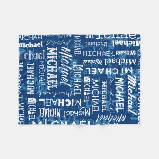 Personalisierter individueller Name für Michael Fleecedecke (Vorderseite (Horizontal))