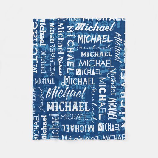 Personalisierter individueller Name für Michael Fleecedecke (Vorderseite)