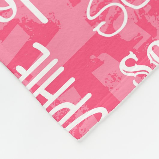 Personalisierter individueller Name für Sophie Fleecedecke (Ecke)