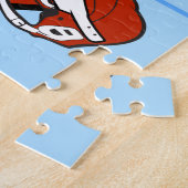Personalisierter Initial B Eishockey Puzzle (Seite)