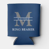 personalisierter Initial- und Namensring Dosenkühler (Vorderseite)