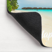 Personalisierter Inselurlaub Souvenirgeschenk Mousepad (Ecke)
