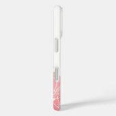 Personalisierter iPhone Case mit Rosa Peonies (Rückseite / Rechts)