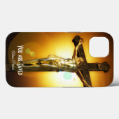 Personalisierter iPhone-Fall Jesus Cross Case-Mate iPhone Hülle (Rückseite (Horizontal))