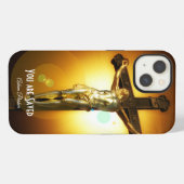 Personalisierter iPhone-Fall Jesus Cross iPhone Hülle (Rückseite (Horizontal))
