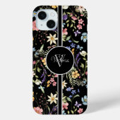 Personalisierter iPhone-Fall mit zartem Blumenmust Case-Mate iPhone Hülle (Rückseite)