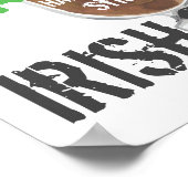 Personalisierter irischer Kaffee Poster (Ecke)