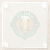 Personalisierter irischer Pub-Untersetzer mit benu Glasuntersetzer (Rückseite)