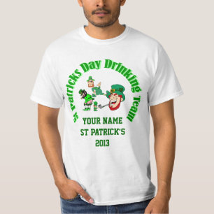 Personalisierter irischer St. Patrick-Tag T-Shirt