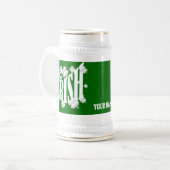 Personalisierter irischer Text Bierglas (Vorderseite Links)