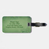 Personalisierter Irish Dancer mit Blond Hair Dance Gepäckanhänger (Rückseite horizontal)